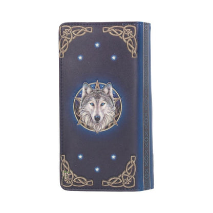 Lisa Parker Wild One Wolf Embossed Purse Wallet LP 18.5cm 6