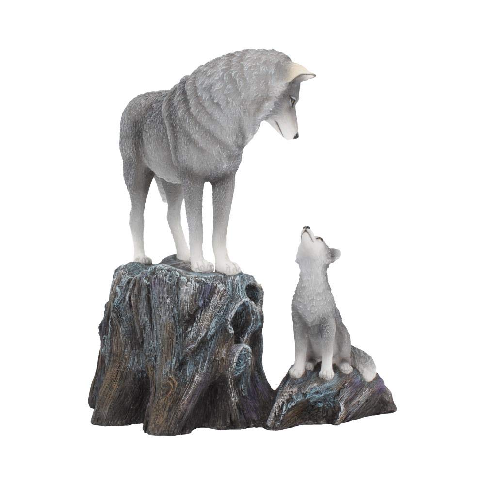 Guidance Ornament Wolf and Pup Figurine by Lisa Parker 25cm 6