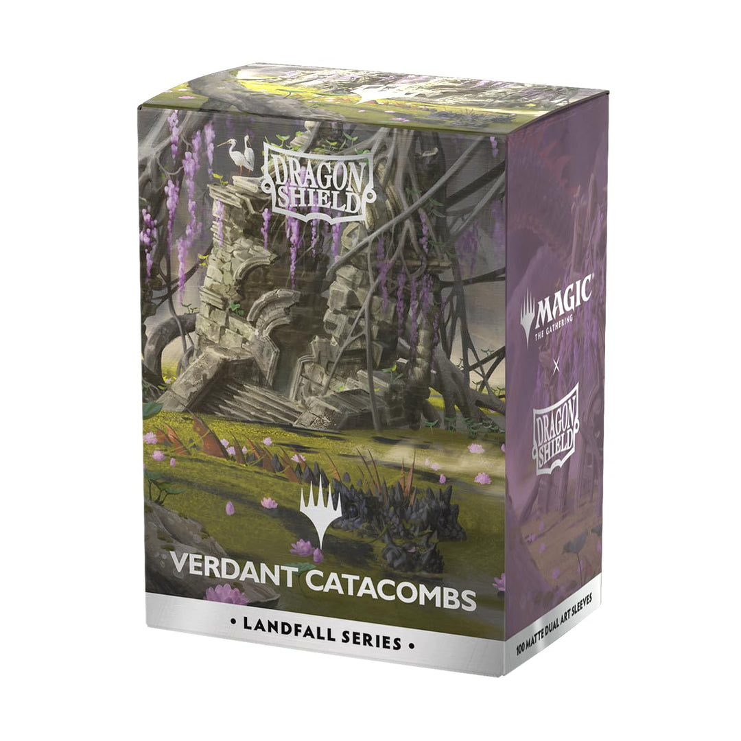 UNIT Dragon Shield MTG Matte Dual Art Sleeves: Landfall Series - Verdant Catacomb (100ct.)