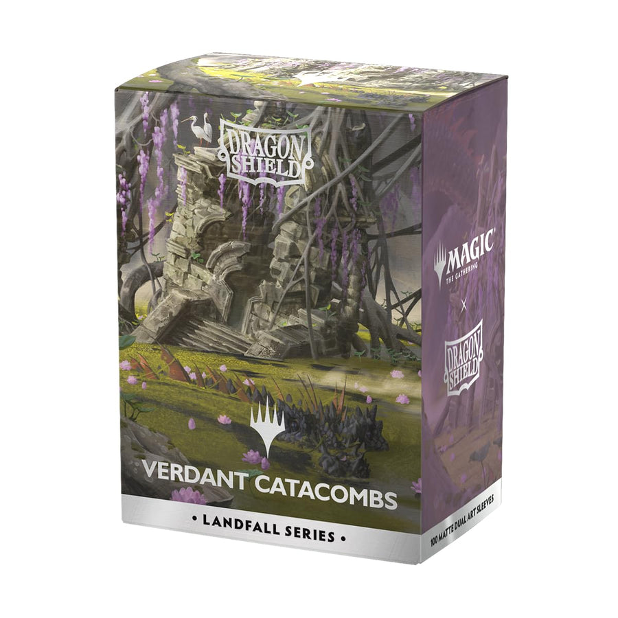UNIT Dragon Shield MTG Matte Dual Art Sleeves: Landfall Series - Verdant Catacomb (100ct.)