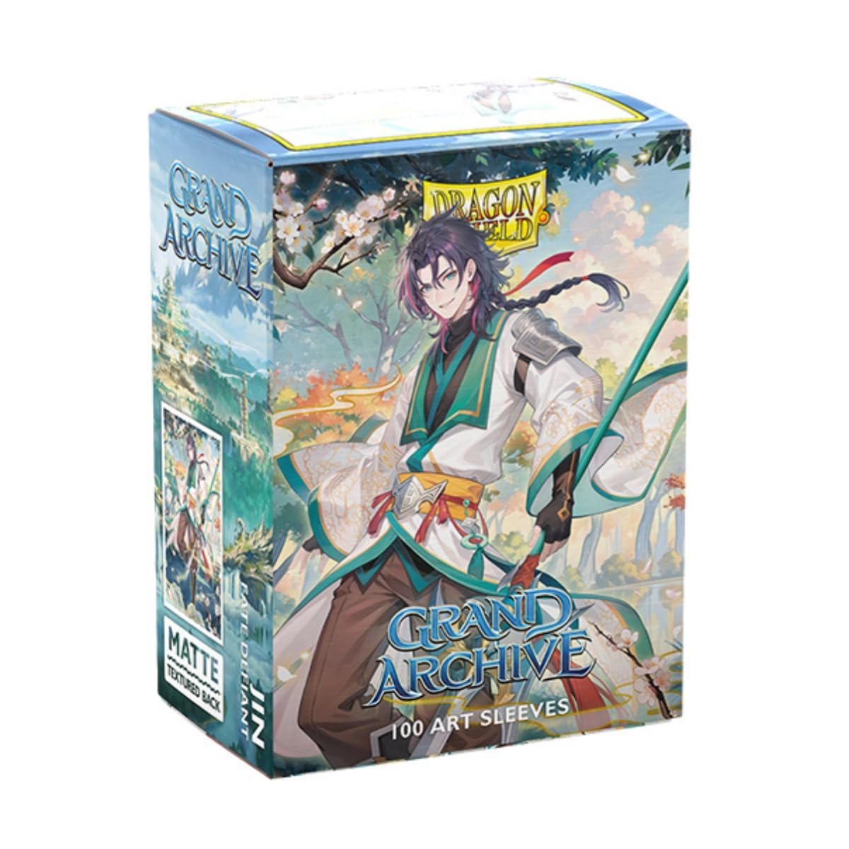 Dragon Shield: Grand Archive Jin - 100CT Matte Art Card Sleeves - Compatible with Magic The Gathering, Pokémon, and Yugioh TCG & LCG Protection, for Toploaders 1