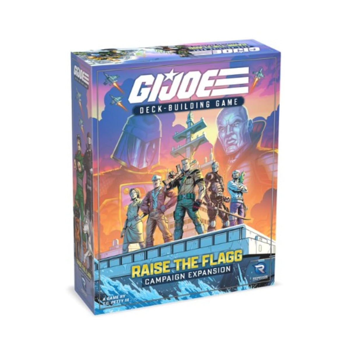 Raise the Flagg Campaign Exp G I JOE Deck Building Game Board Game by Renegade Studio 1