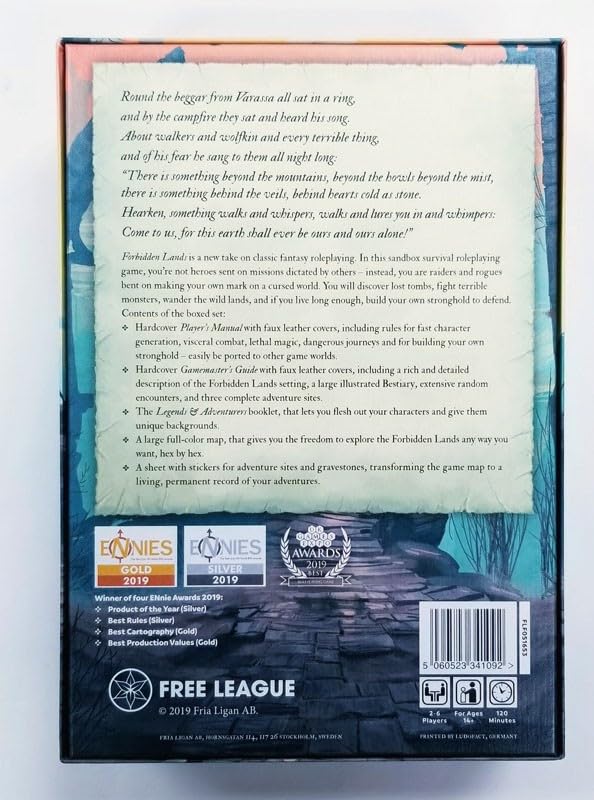 Free League Publishing Forbidden Lands: Core Boxed Set