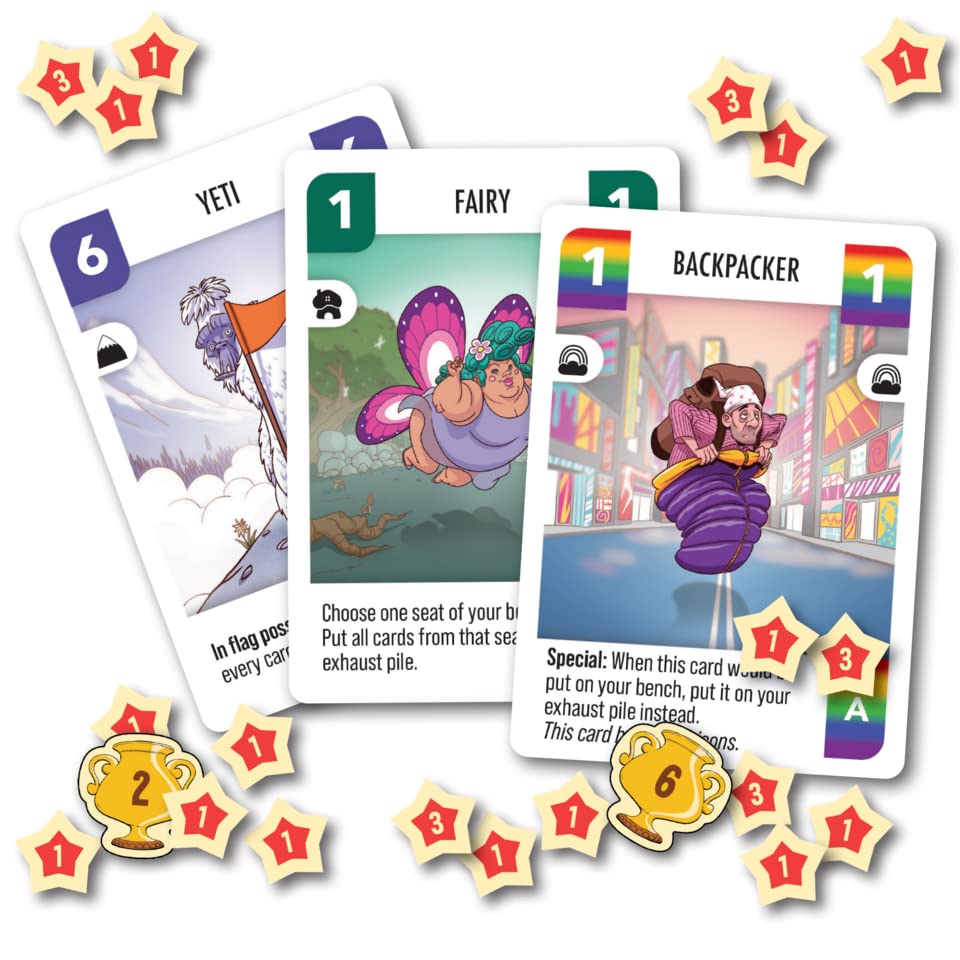Challengers! Beach Cup Card Game - Strategy Game, Interactive Deck Management Game, Fun Family Game for Adults and Kids, Ages 8+, 1-8 Players, 45 Min Playtime, Made by Pretzel Games 4