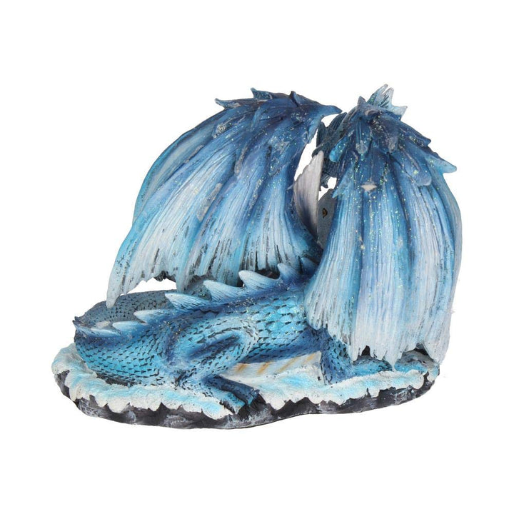 Mothers Love Blue Dragon and White Dragonling Figurine 18cm