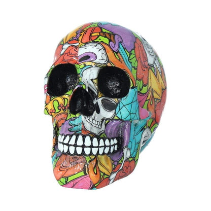 Calypso Graphic Art Printed Skull 19cm 3