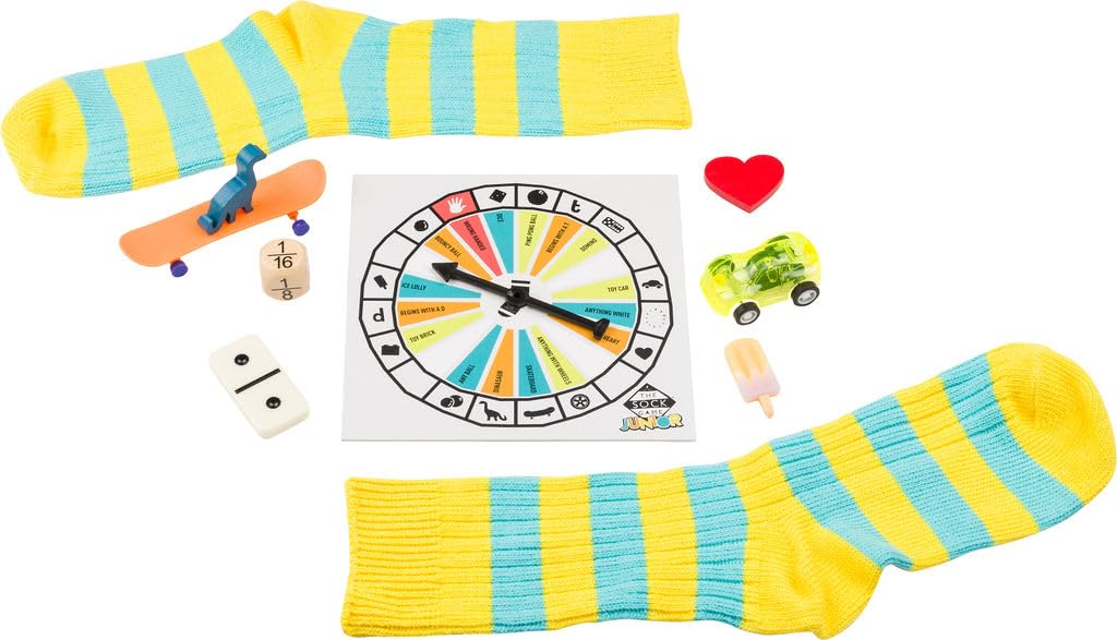 Green Brothers Games | The Sock Game Junior | Family Game | Ages 5+ | 2+ Players | 15+ Minutes Playing Time