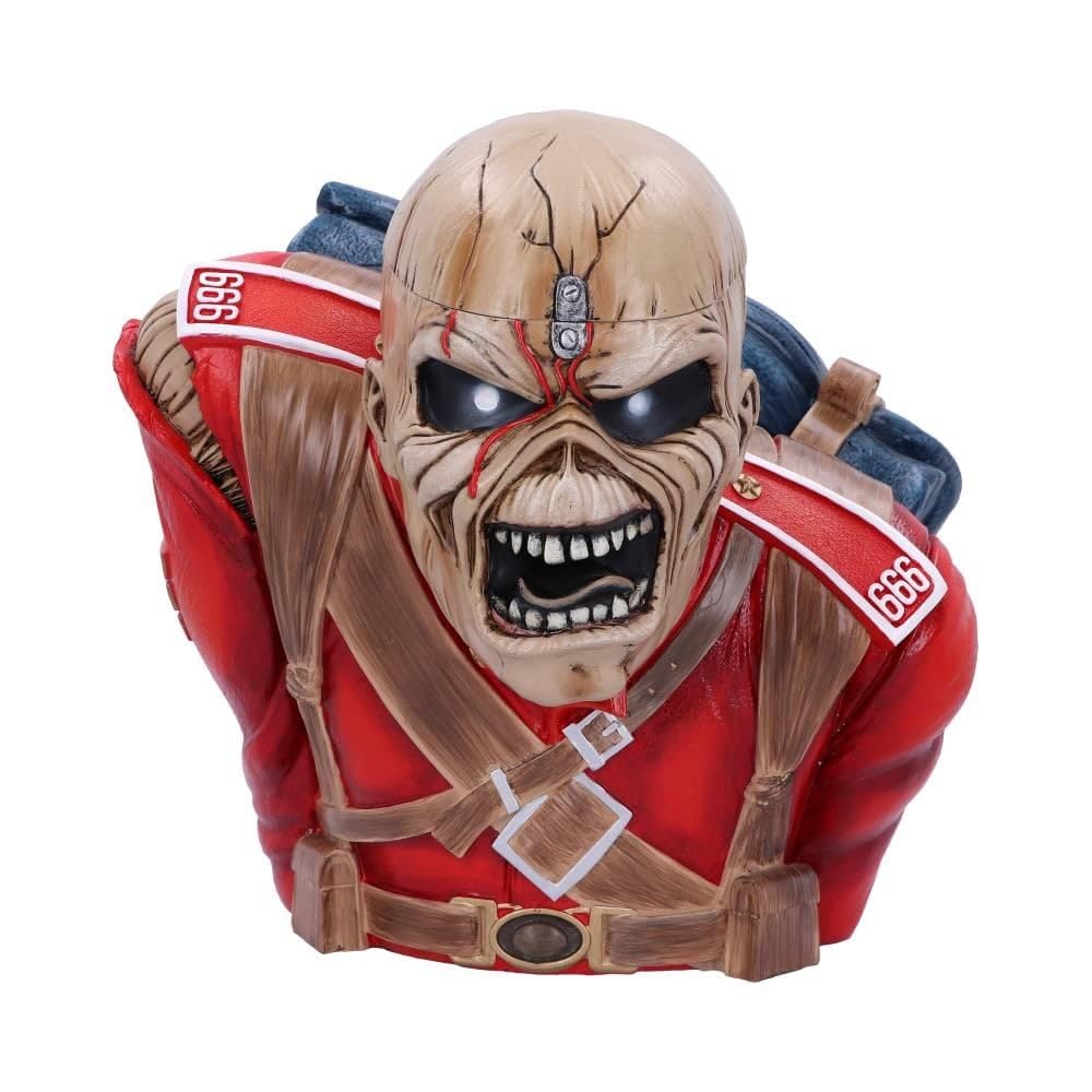 Iron Maiden The Trooper Bust Box 26.5cm Officially Licensed