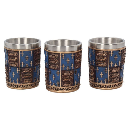 Medieval Edwardian Set of 4 Shot Glasses 2