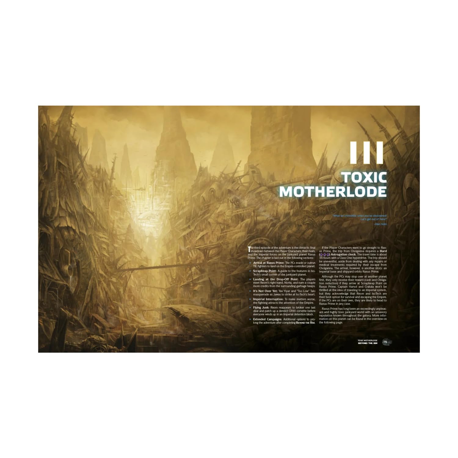 Star Wars Edge of the Empire RPG Beyond the Rim Roleplaying Game by Edge Entertainment Studio 2