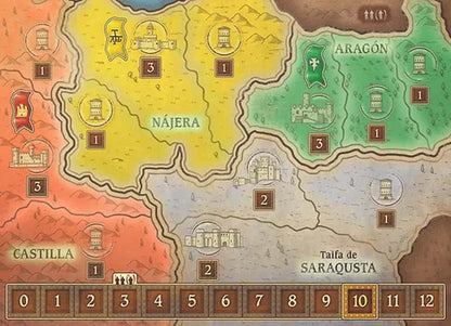 War of the 3 Sanchos 1065 67 Board Game by Naylor 2