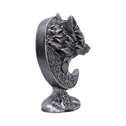 Celtic Crescent Wolf and Moon Ornament 25cm 4