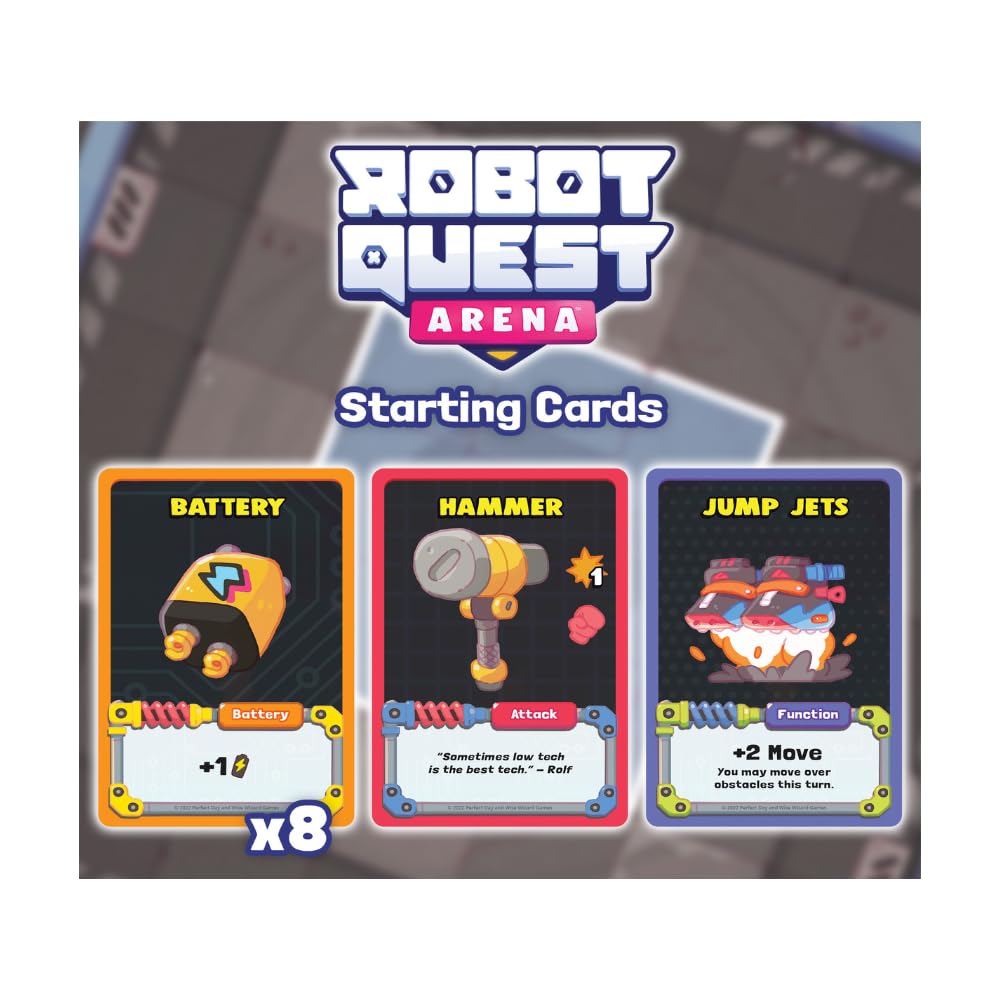 Robot Quest Arena Board Game by Wise Wizard 7