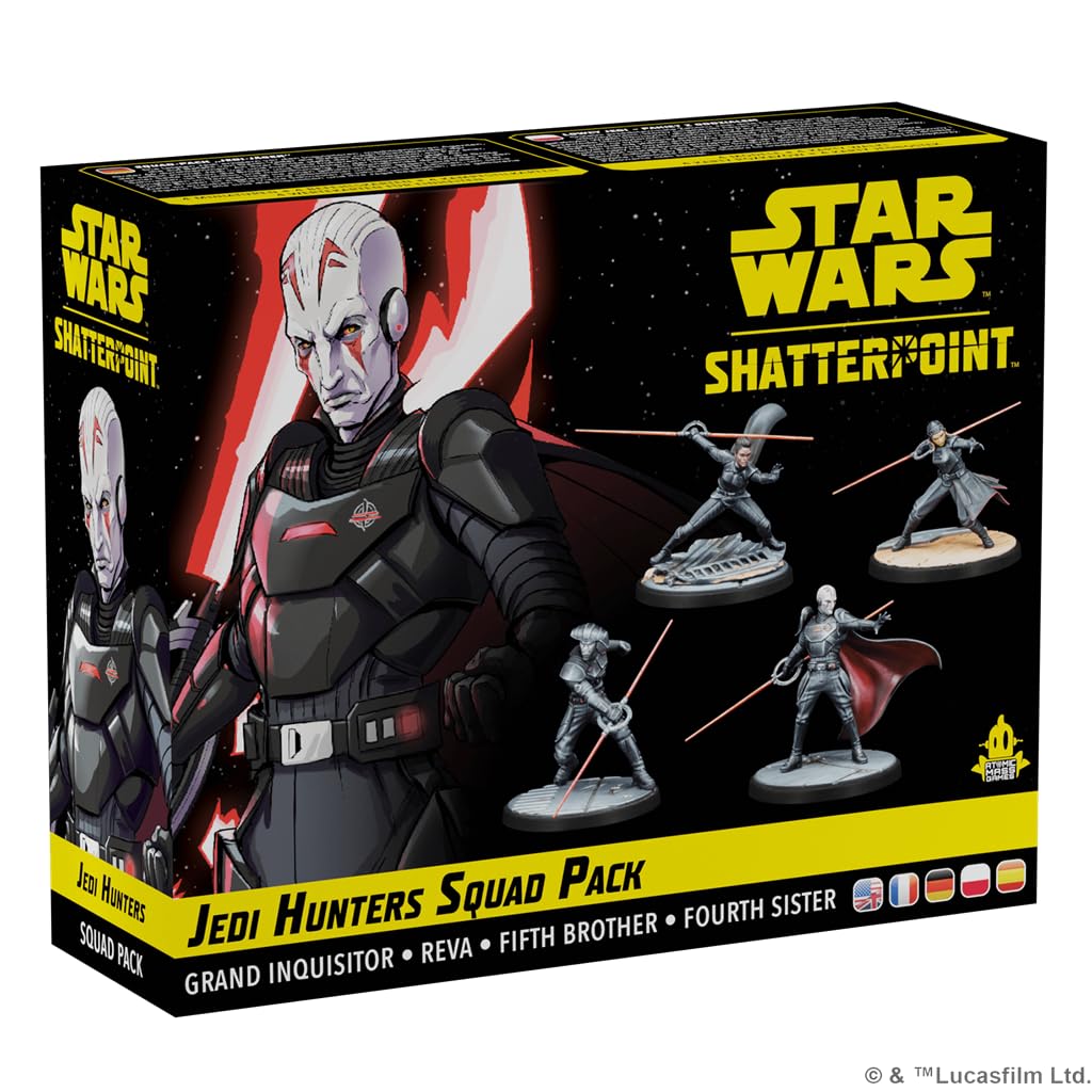 Star Wars Shatterpoint Jedi Hunters SQUAD PACK - Tabletop Miniatures Game, Strategy Game for Kids and Adults, Ages 14+, 2 Players, 90 Minute Playtime, Made by Atomic Mass Games 1