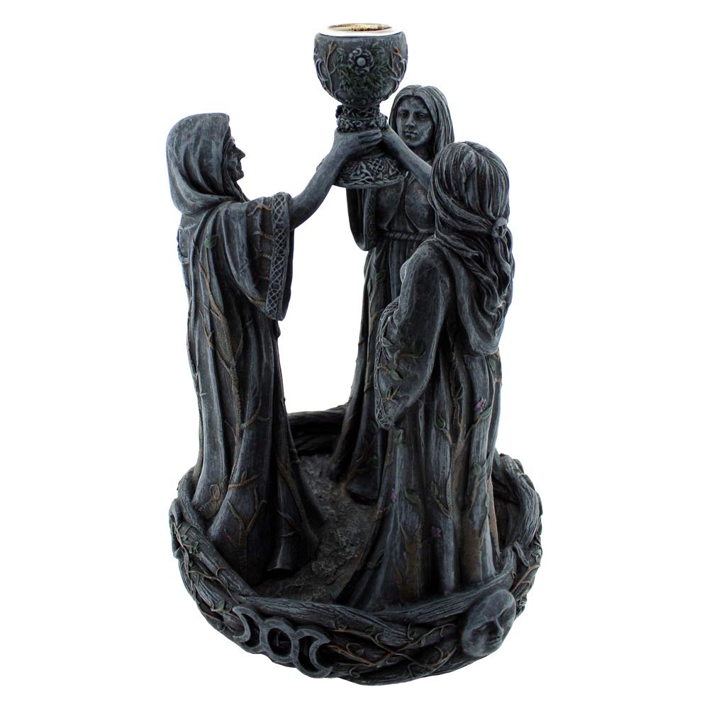 Mother Maiden Crone Backflow Incense Burner 18cm 4