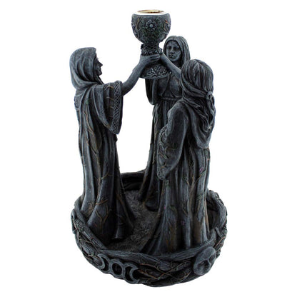 Mother Maiden Crone Backflow Incense Burner 18cm 4