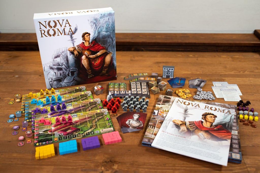 Nova Roma Emperor Constantine Builds The New Roman Empire Euro Strategy Board Game 3