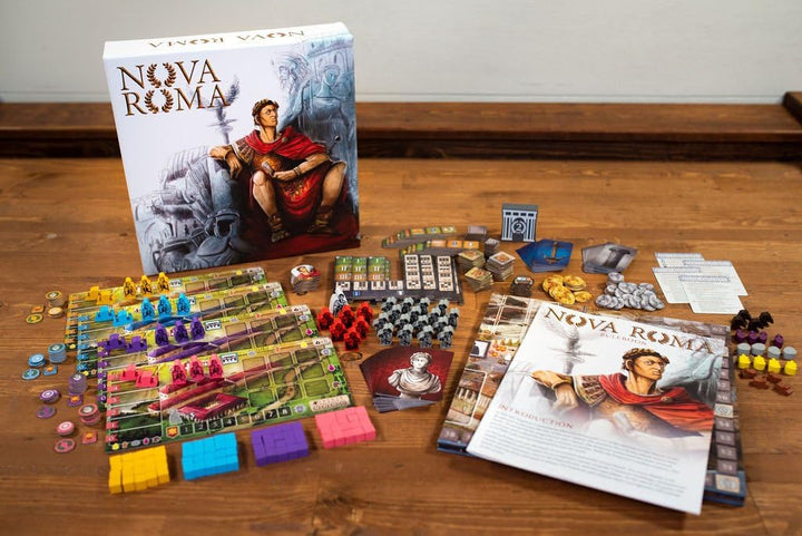 Nova Roma: Emperor Constantine Builds The New Roman Empire - Euro Strategy Board Game - 25th Century Games