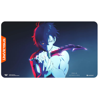 UniVersus: Solo Leveling: Hunter's Dagger Playmat - 24 x 14 Neoprene Mat, Non-Slip Back, Tabletop Card Game Accessory, UVS Games, Officially Licensed 1