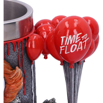 IT Time to Float Tankard 15.5cm Horror Clown Cup 5