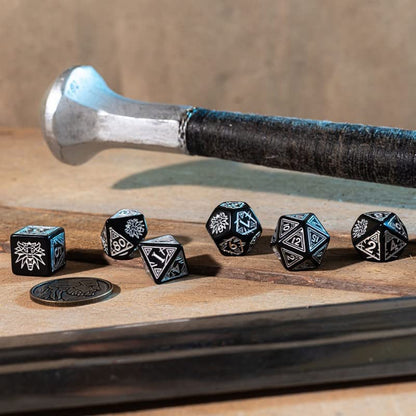 Q-Workshop The Witcher Dice Set. Geralt - Silver Sword 4