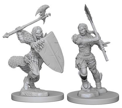 Pathfinder Battles Deep Cuts: Half-Orc Female Barbarian 3