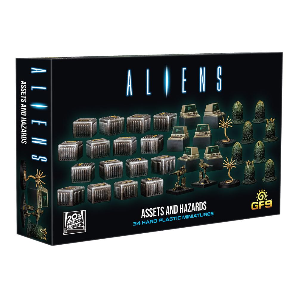 Aliens Assets and Hazards Miniature Models Gale Force Nine 1