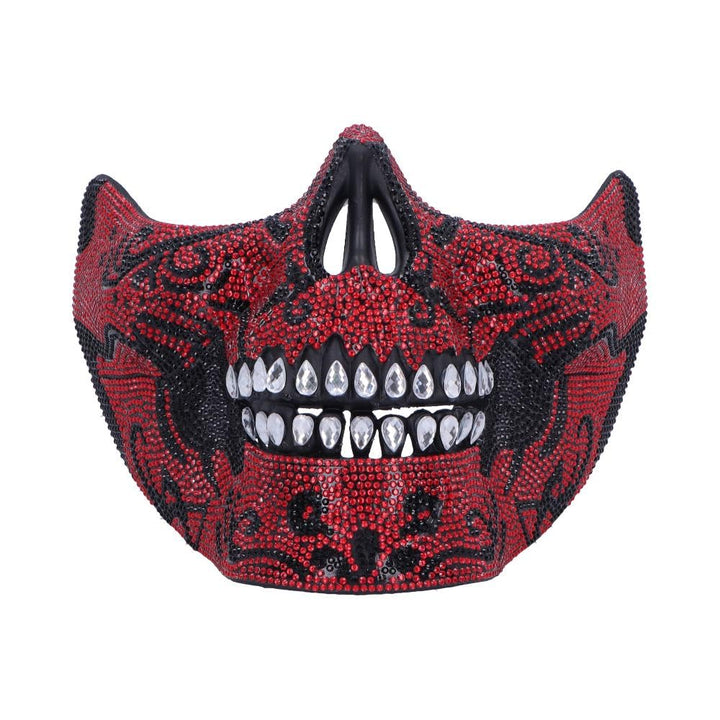 Jewelled Masquerade Red 17.5cm Mask for Cosplay 2