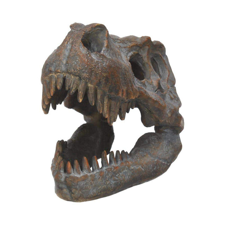 Freestanding Tyrannosaurus Rex Skull Figurine Ornament 16cm
