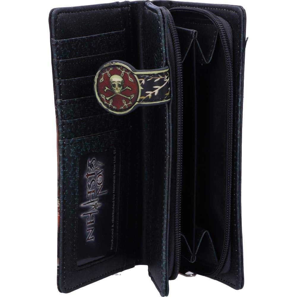 Absinthe and Black Cat Familiar Purse Embossed 18.5cm by Lisa Parker 3