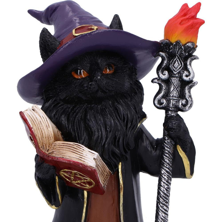 Albus a The Black Wizard Cat Figurine 15cm