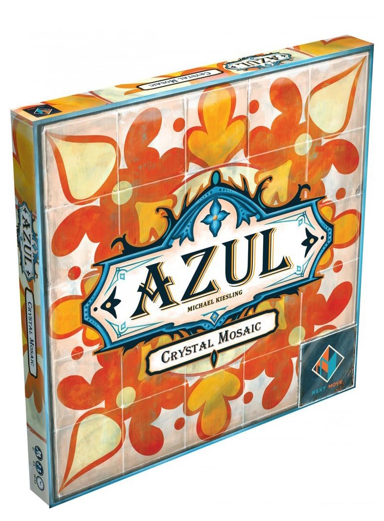 Azul Crystal Mosaic Board Game EXPANSION - Strategic Tile-Placement Game for Family Fun, Great Game for Kids and Adults, Ages 8+, 2-4 Players, 30-45 Minute Playtime, Made by Plan B Games