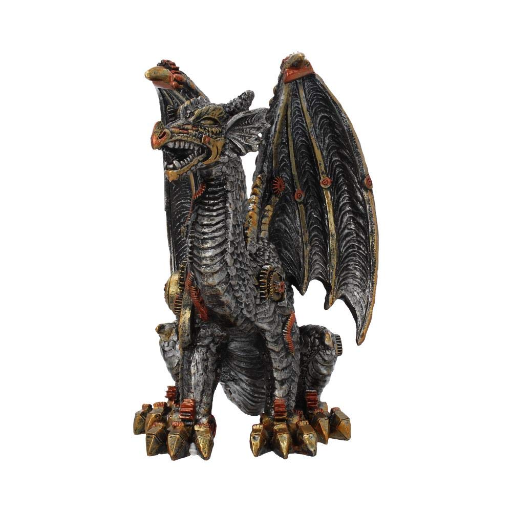 Mechanical Protector Steampunk Dragon Figurine 20cm 7
