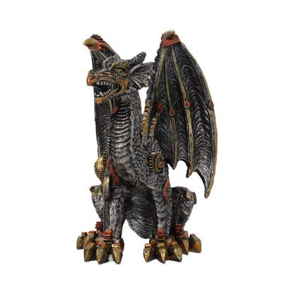 Mechanical Protector Steampunk Dragon Figurine 20cm 7