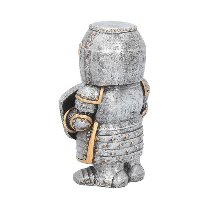 Silver knight Sir Defendalot figurine 11cm