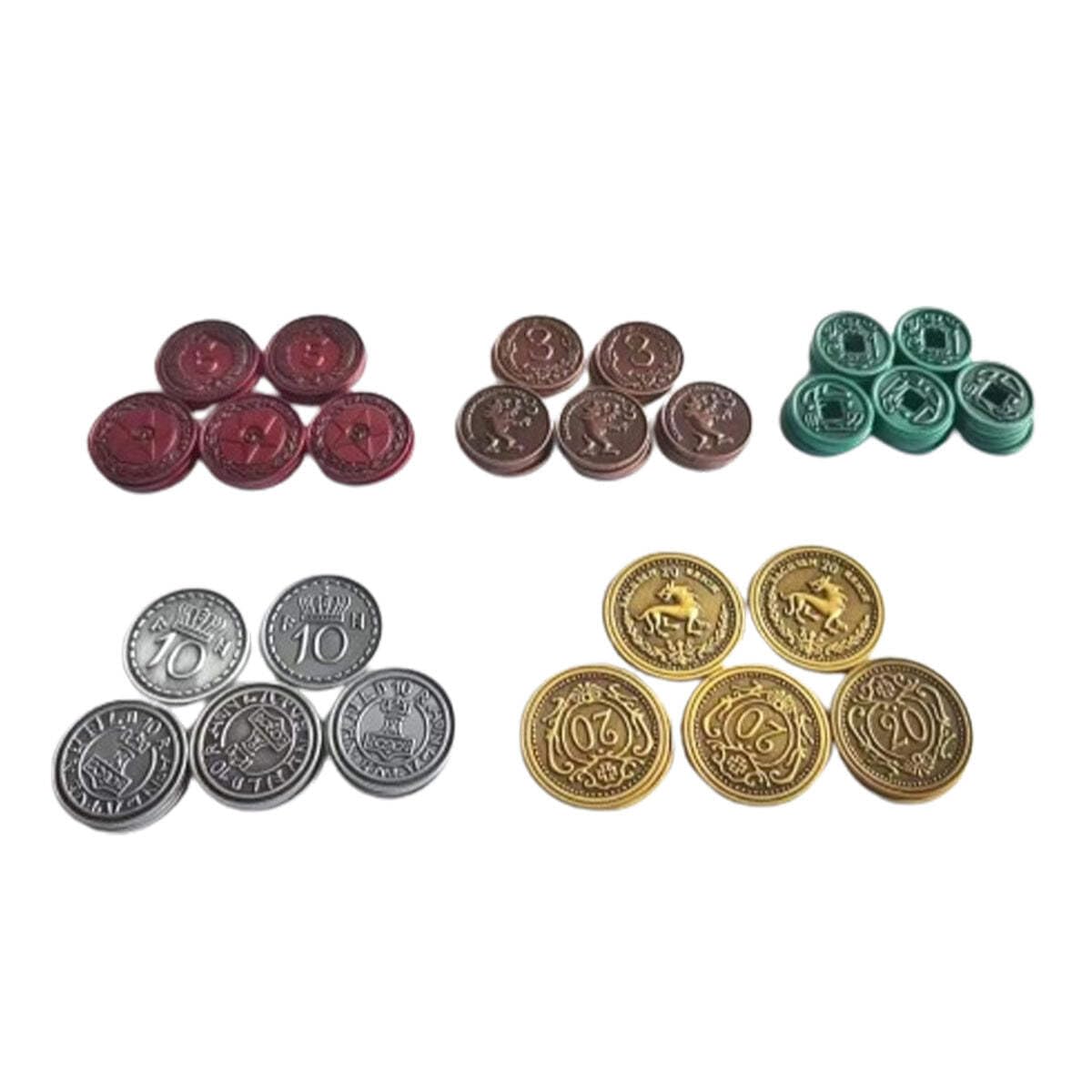 Scythe and Expeditions Metal Coins Gaming Accessory by Stonemaier 1
