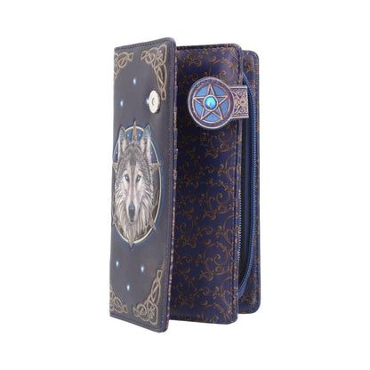 Lisa Parker Wild One Wolf Embossed Purse Wallet LP 18.5cm 3