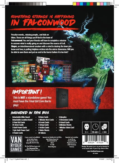 The Falconwood Files Final Girl Board Game Expansion