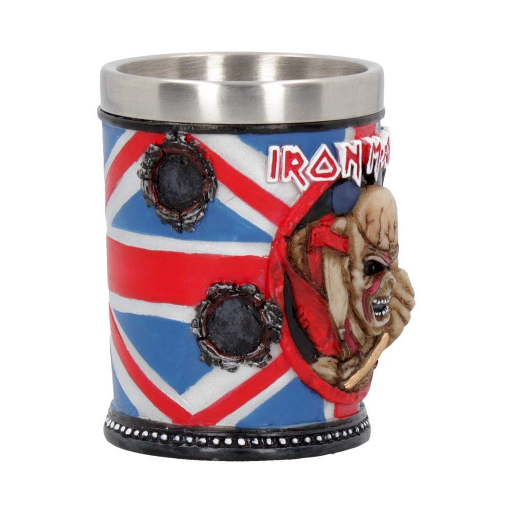 Iron Maiden Eddie The Trooper Shot Glass Merchandise 7cm Officially Licensed