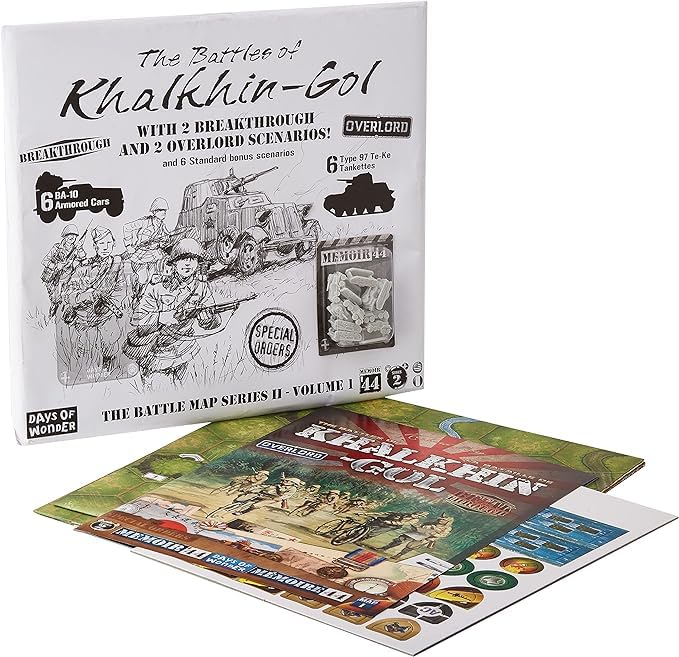 Memoir '44 Battles of Khalkhin-Gol Board Game EXPANSION - Relive Epic Clashes of WWII's Eastern Front! Strategy Game for Kids & Adults, Ages 8+, 2 Players, 30-60 Min Playtime, Made by Days of Wonder 4