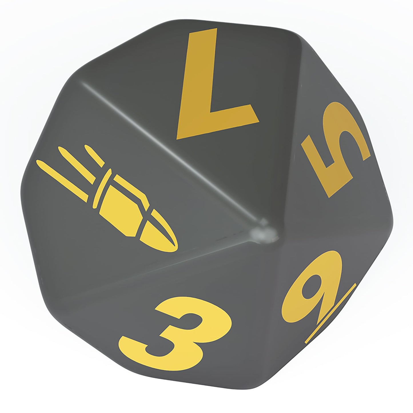 Modiphius Entertainment: Fallout Factions: Dice Sets - The Operators - 12 Engraved Dice, Tabletop Miniatures Game Accessory, Officially Licensed 3
