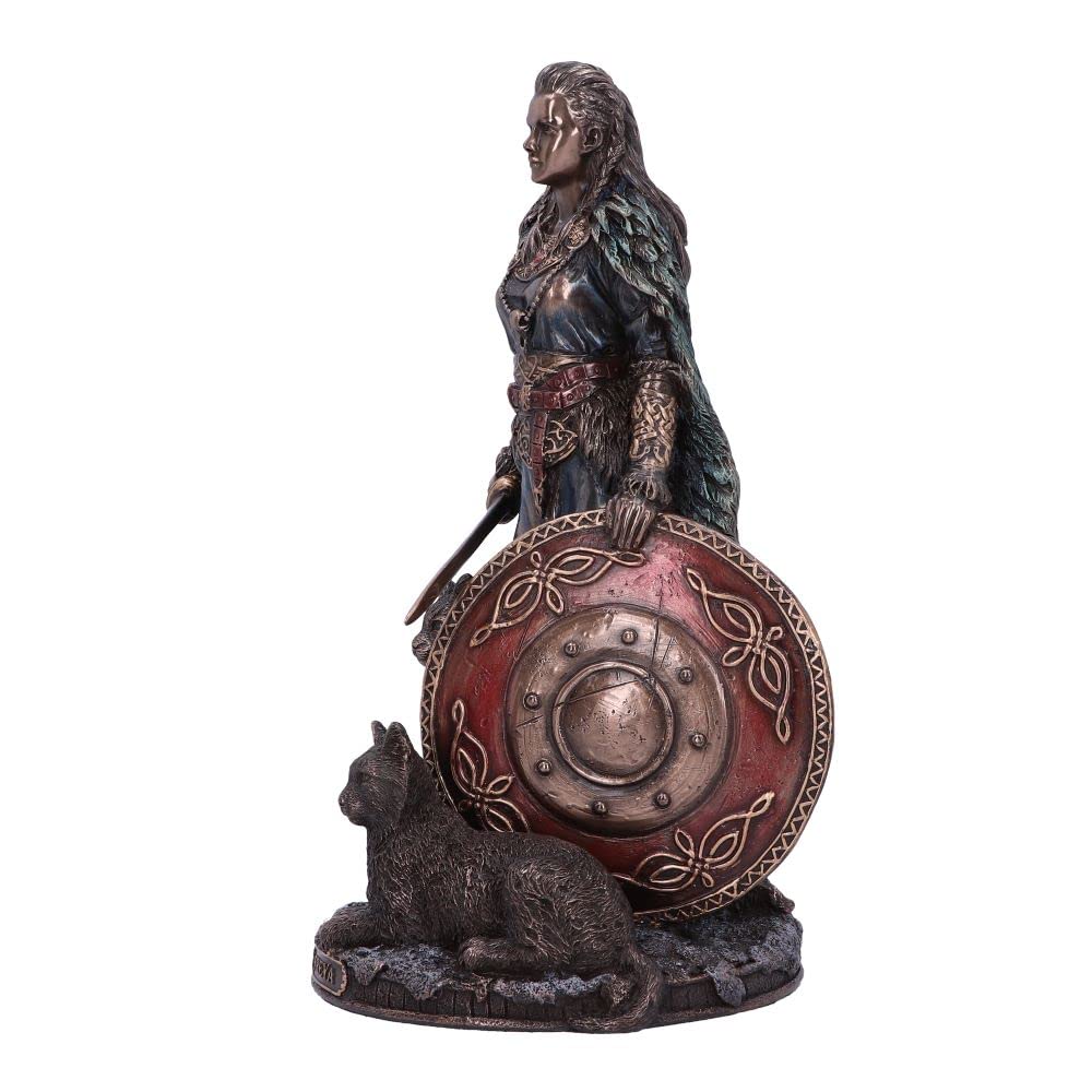 Bronze Freya Goddess of Love Figurine 21cm