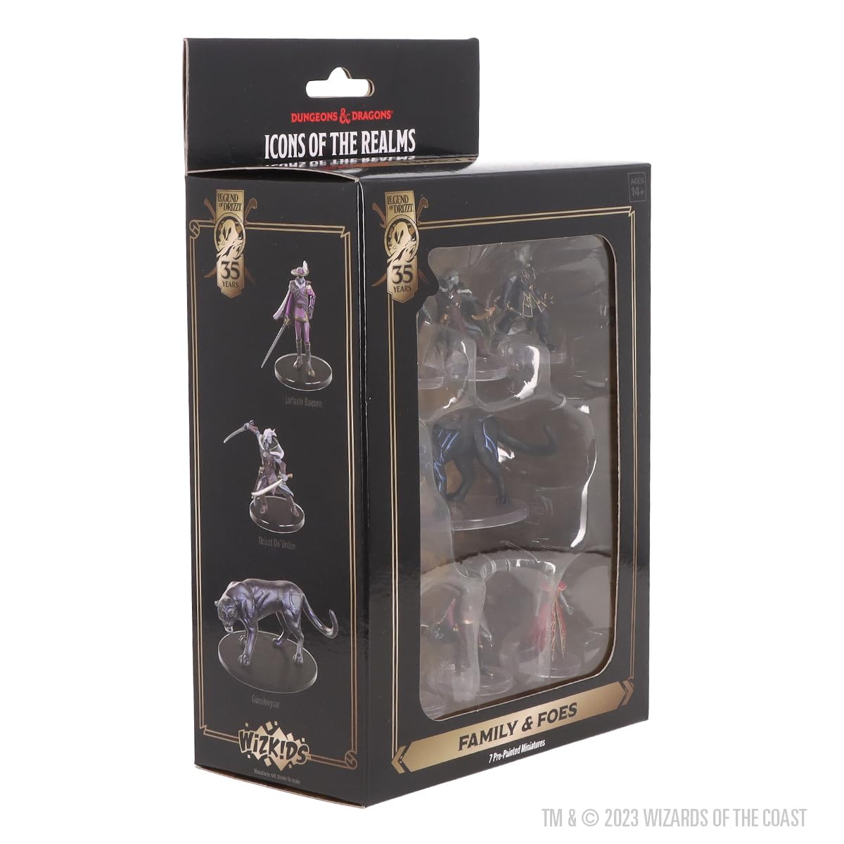 WizKids D&D The Legend of Drizzt 35th Anniversary - Family & Foes Boxed Set Dungeons and Dragons Miniatures 6