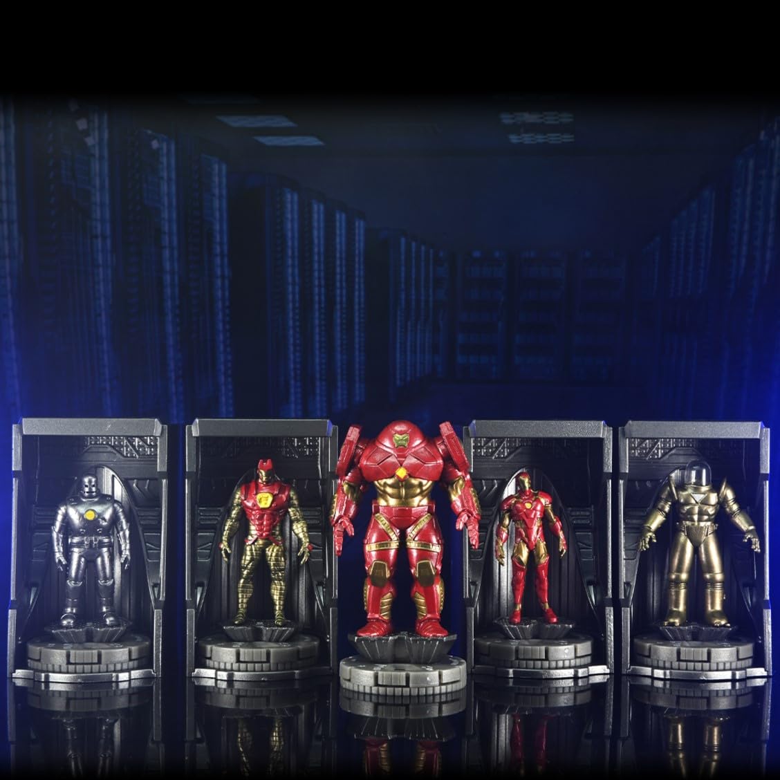 Marvel HeroClix Iconix: Hall of Armor | Iron Man Suit Collection 7