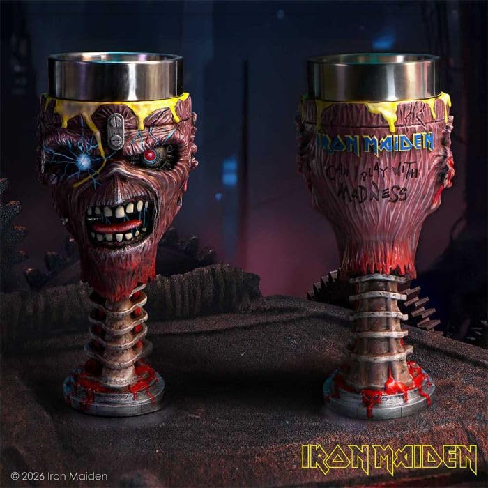 Iron Maiden Can I Play With Madness Goblet 19.5cm Drinking Cup 6
