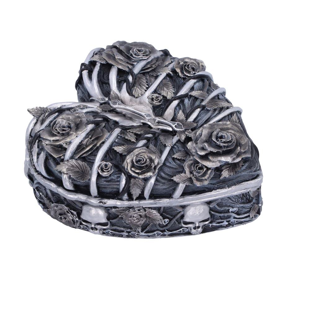 Gothic Caged Heart Box 10.5cm 6