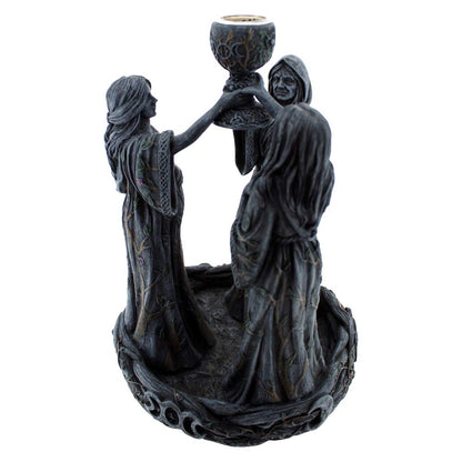Mother Maiden Crone Backflow Incense Burner 18cm 3