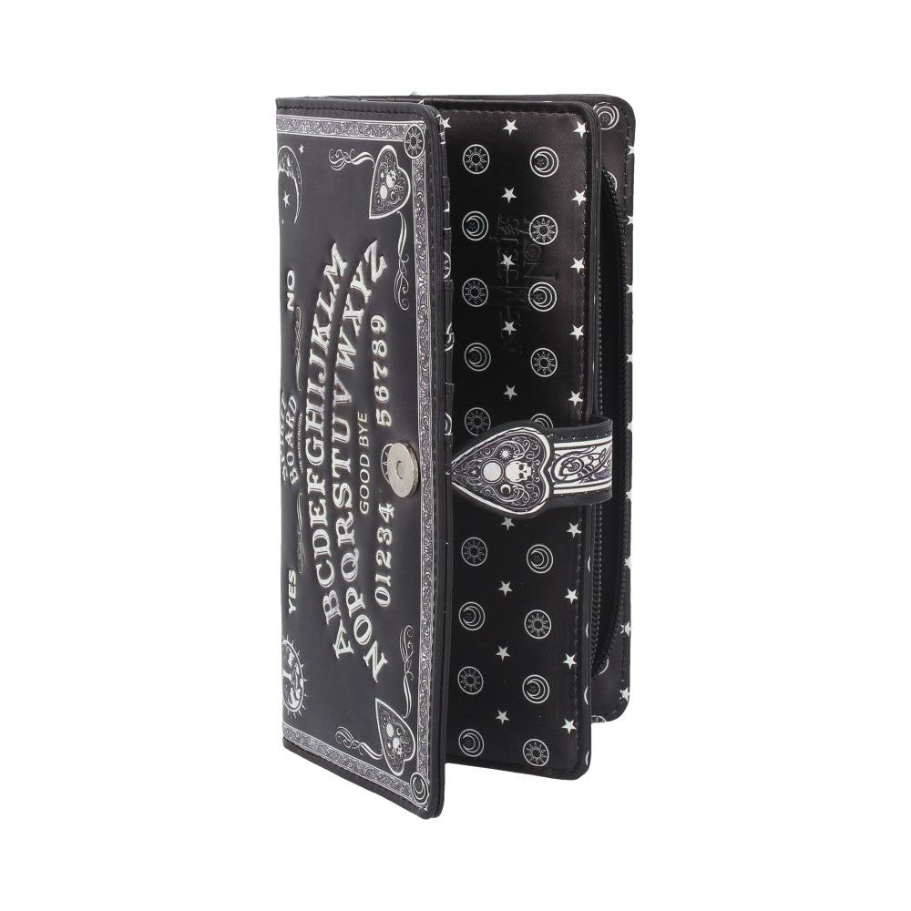 Spirit Board Embossed Purse Ouija Wallet Black 18.5cm Nemesis Now 3