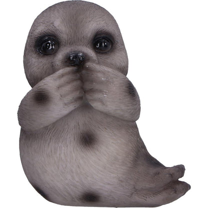 Three Wise Seals Decorative Resin Figurine Set 7.5cm 6