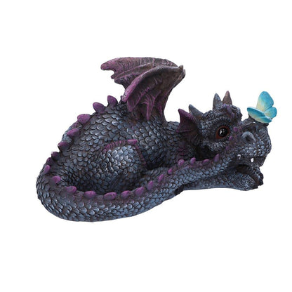 Butterfly Rest Dragon Figurine 19cm 2